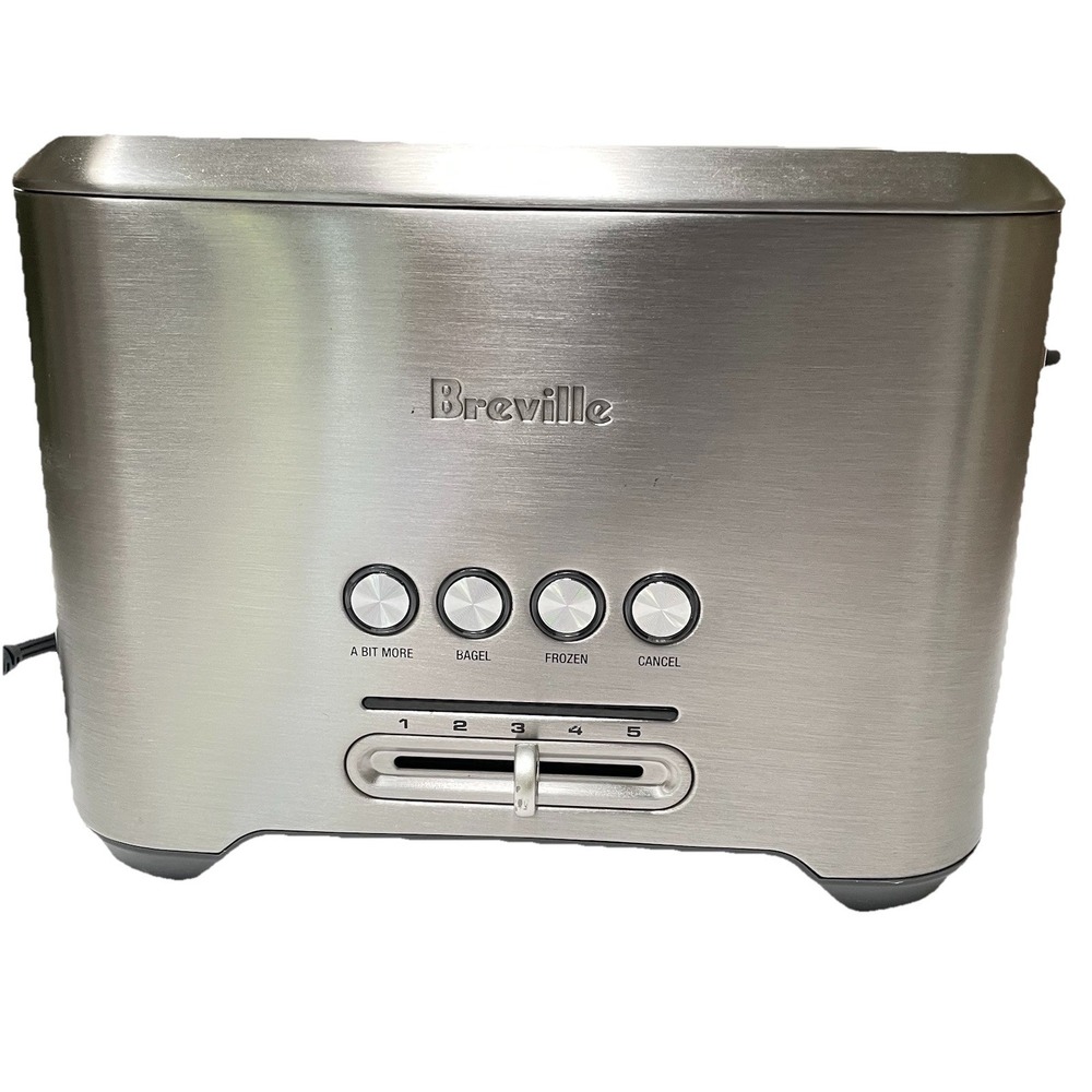 Breville Bit More Toaster 2-Slice BTA720XL Brushed Stainless Steel VERY CLEAN